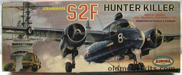 Aurora 1/54 Grumman S2F Hunter-Killer - Canadian Issue, 145-150 plastic model kit